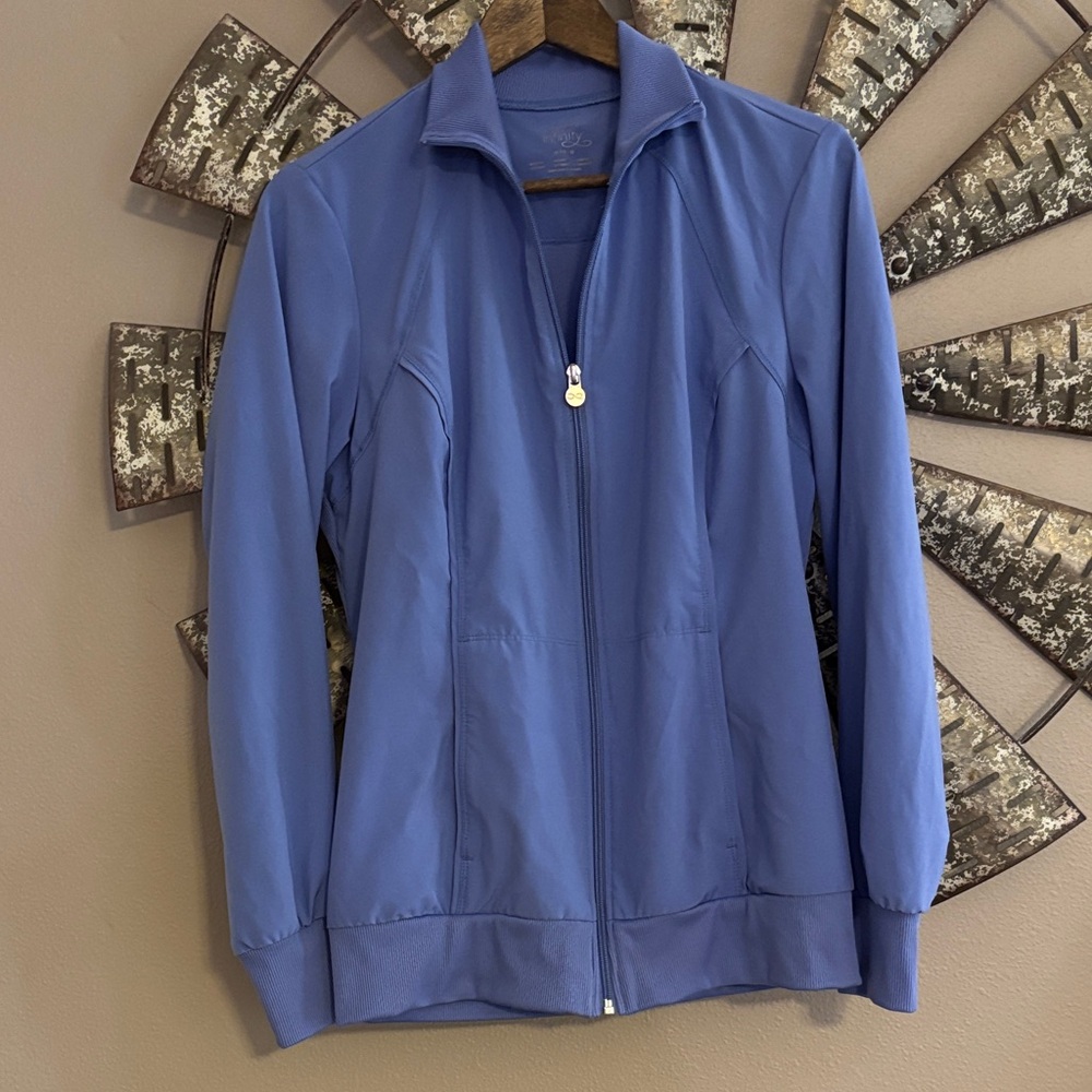 Women's Ceil Blue Scrub Jacket
